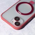 Puzdro s magnetickým krúžkom pre iPhone 14 6,1" červené
