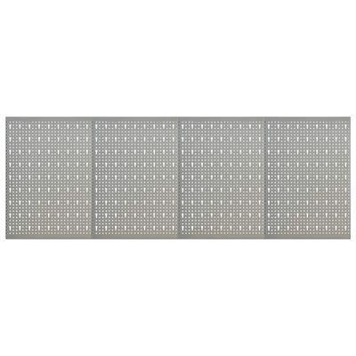 vidaXL Nástenné závesné panely na náradie 4 ks 40x58 cm oceľové