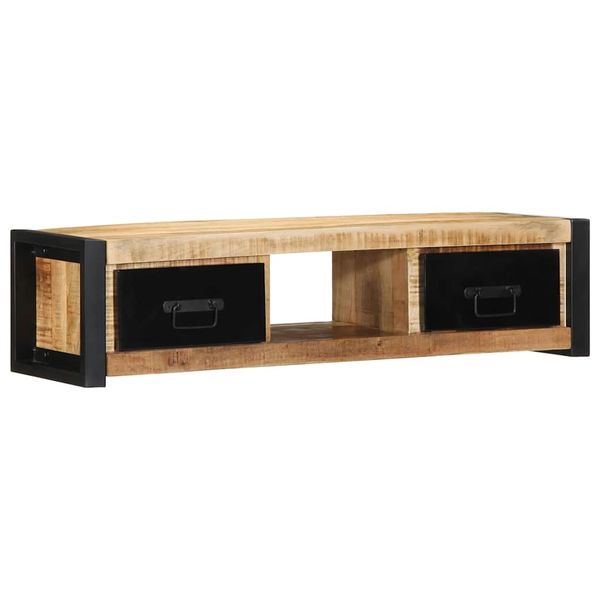 VidaXL TV skrinka 100x30x25 cm Masívne hrubé drevo Mango