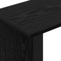 vidaXL Koncový stôl Čierny dub 35 x 25 x 50 cm Kompozitné drevo