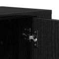 vidaXL TV skrinka 100 x 31,5 x 35 cm Čierny dub Kompozitné drevo