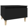 vidaXL Bočné stolíky 2 ks čierne 50x46x35 cm spracované drevo