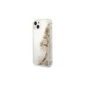 Obal Guess pre iPhone 14 Plus 6,7" GUOHCP14MGLHFLGO zlatý HC Liquid Glitter Charms