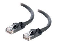 Patch kábel - RJ-45 (M) do RJ-45 (M) - 20 m - UTP - CAT 5e - lisovaný, prevedenie bez hrbolčekov, lišta - čierna