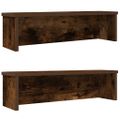 vidaXL kuchynské stojany stohovateľné 2 ks dub údený 50x15x16 cm