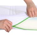 vidaXL Rám postele s rozťahovacou matrací Biela 80 x 200 cm