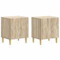 vidaXL Nočný stolík 2 ks Dub sonoma 43 x 34,5 x 50 cm Kompozitné drevo