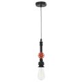 vidaXL Visiaca lampa dizajn vodovodného kohútika čierna E27 žiarovky