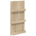vidaXL Regál na časopisy Sonoma dub 51 x 11 x 102 cm Kompozitné drevo