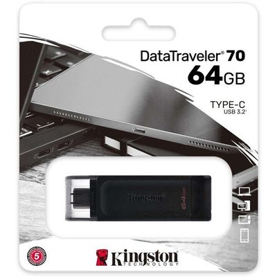 KINGSTON DataTraveler 70 USB-C 3.2 Gen1, 64GB