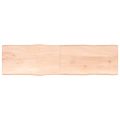 vidaXL Stolová doska 220x60x(2-4) cm neošetrený masív živé hrany