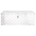 vidaXL Úložný box strieborný 80x39x30 cm hliník