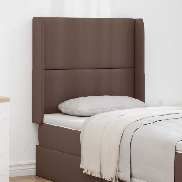 vidaXL Ušný čelník Hnedá 80 x 16 x 4 cm PVC