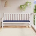 vidaXL Podložka na záhradnú lavičku námornícka modrá 200x50x3cm oxford