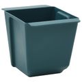 vidaXL Kvetinové boxy pre euro palety 24 ks Zelená 13,5 x 9 x 9,5 cm