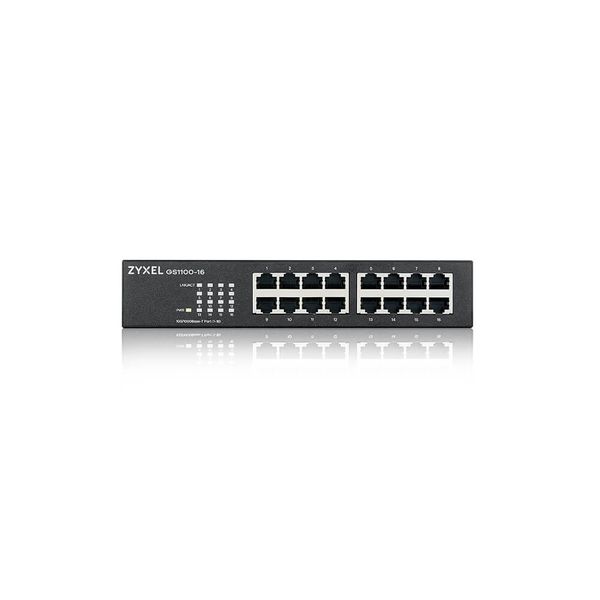 ZYXEL 16xGb fanless switch GS1100-16 v4