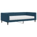 vidaXL Denná posteľ s matracom modrá 100x200 cm zamat