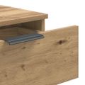 vidaXL Konzolový stolík Artisan Dub 90x36x75 cm Konštruktérske drevo
