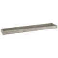 vidaXL Terasové nástenné police 4 ks betónovo sivé 80x15x4 cm MDF