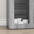 vidaXL Servírovacia skriňa ELST Sivý Sonoma 59 x 35 x 100,5 cm