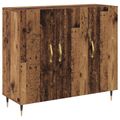 vidaXL Servírovacia skriňa Staré drevo 90 x 34 x 80 cm