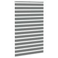 vidaXL Zebrová roleta tmavosivá 145x230 cm šírka látky 140,9 cm polyester