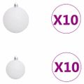 vidaXL Umelý vianočný stromček Zelená 180 cm PVC, oceľ a plast