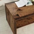 vidaXL Konferenčný stolík Staré drevo 80 x 50 x 40 cm Kompozitné drevo