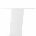 vidaXL Nohy konzolového stolíka 4 ks biele 72 cm oceľové