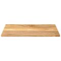 vidaXL Stolová doska 90x80x2,5 cm obdĺžniková masívna mangová farba