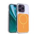 Puzdro Etteri Hidden Pearl pre iPhone 14 Pro 6,1" oranžové
