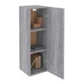 vidaXL TV skrinky 2 ks, lesklé čierne 30,5x30x90 cm, kompozitné drevo