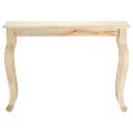 vidaXL Konzolový stolík 110x35x77 cm masívne mangové drevo