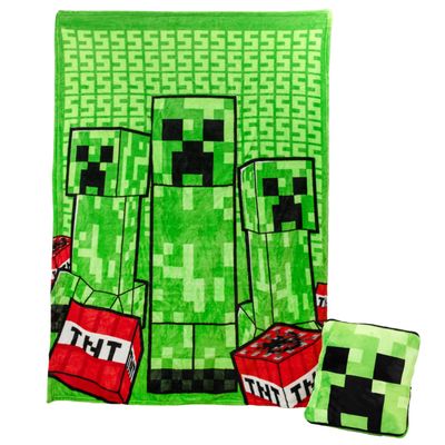 Polštárová deka Minecraft - Creeper
