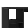vidaXL Barový stôl 124 x 46 x 103.5 cm Kompozitné drevo Čierny dub
