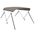 vidaXL 2-krídlová bimini strieška sivá 150x120x110 cm