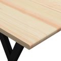 vidaXL Jedálenský stôl 160x80x76 cm borovicové drevo