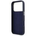 Guess HC PU FW RESIN LOGO BLUE puzdro pre iPhone 17 Pro 6,3"