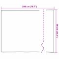vidaXL Samolepiaca zrkadlová fólia 90 x 200 cm 2 ks Strieborná PET