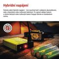 Čelovka EMOS P3546 LED nabíjacia, 550 lm, 110 m, Li-Pol 1000 mAh / 3× AAA