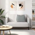 vidaXL Poduška na chrbát Svetlosivá 60 x 20 x 50 cm látka
