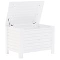 vidaXL Úložný box s vekom RANA biely 100x49x54 cm borovicový masív
