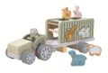 2Kids Toys Drevené auto so zvieratkami