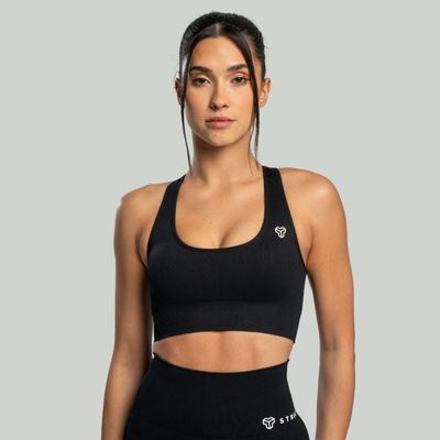 Športová podprsenka Seamless Black - STRIX, veľkosť S