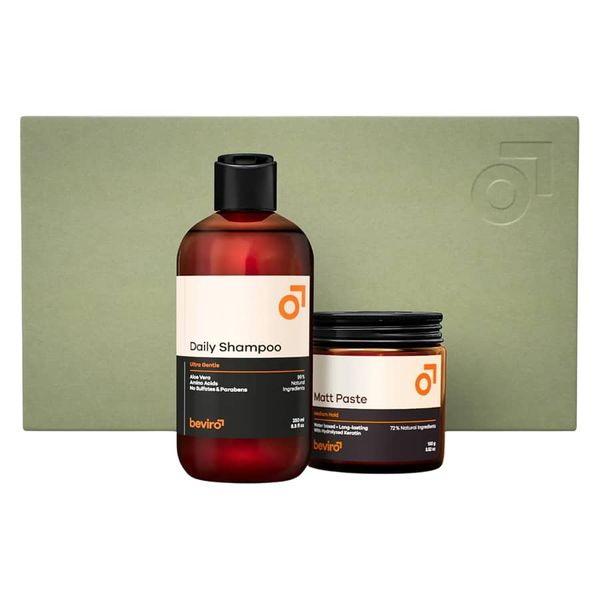 Darčeková sada na vlasy pre mužov BEVIRO Daily haircare set