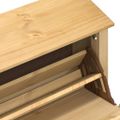 vidaXL Botník Corona 99x32x47 cm borovicový masív