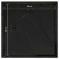 vidaXL 3D fotorámiky 5 ks čierne 28x28 cm na 20x20 cm obrázok