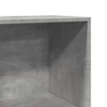 vidaXL Knižnica betónová sivá 60x30x114 cm kompozitné drevo