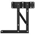 vidaXL Mechanizmus na zdvíhanie postele 2 ks Čierna 340 x 95 x 40 mm