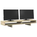 vidaXL Stojan na monitor dub sonoma 100x27x15 cm kompozitné drevo